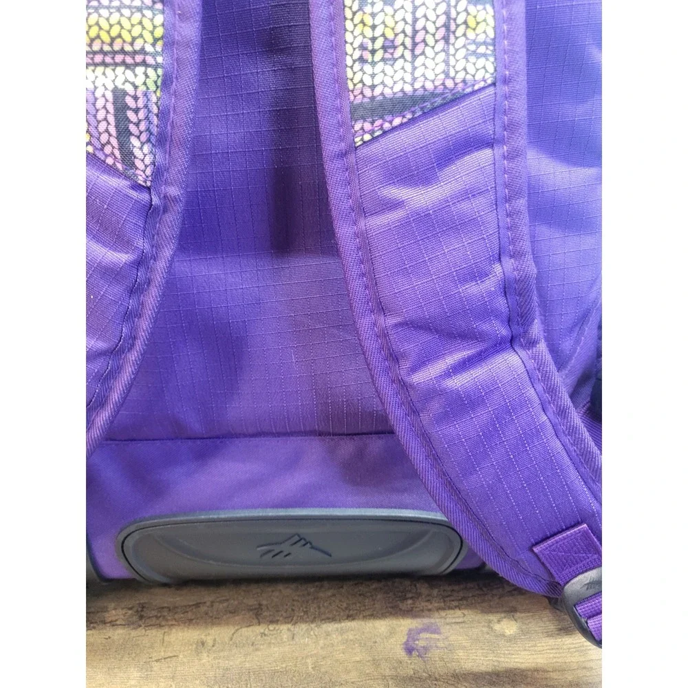 High Sierra‎ Purple Backpack Wheeled Rolling Laptop Travel School Bag